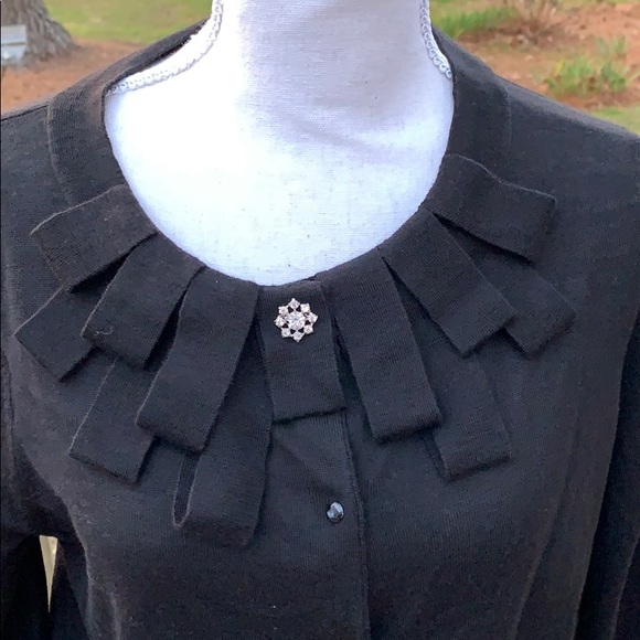 🎈🎈SOLD! NWT Ann Taylor Merino Cardigan FLAWS 🎈 - Picture 2 of 7